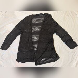 J.‎ Jill Women's Dark Gray Long Sleeve  Cardigan Size 4X